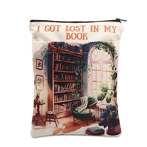 KEYCHIN I Got Lost in My Book Book Sleeve Bookish Gifts Bookworm...
