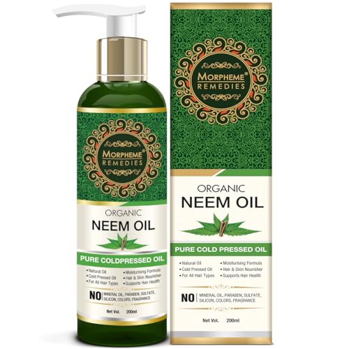Image of Morpheme Remedies Cold Pressed Organic Neem Oil, 200ml