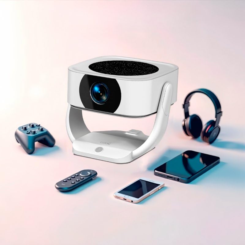Proyector Compacto 3500 Lúmenes Cool Onix Altavoz Integrado + HDMI/USB + WiFi Mirror (Blanco)