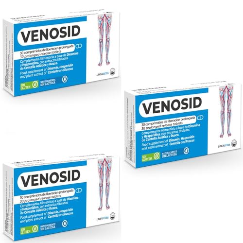 DIOSMINE y HESPERIDINA 400 mg Venosid Suplemento para la Microcirculación 90 Comprimidos para la...