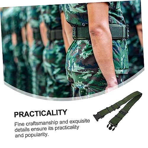 1Pc Durable Outdoor Hunting Belt Heavy Duty Waist Belt for Camping Hiking and Sports Utility Waist Belt for Men Versatile for Work and Casual Wear4