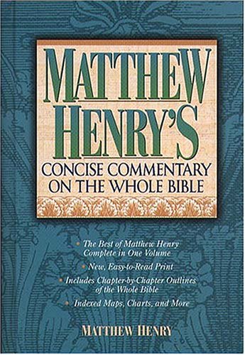 Matthew Henry's Commentary on the Whole Bible