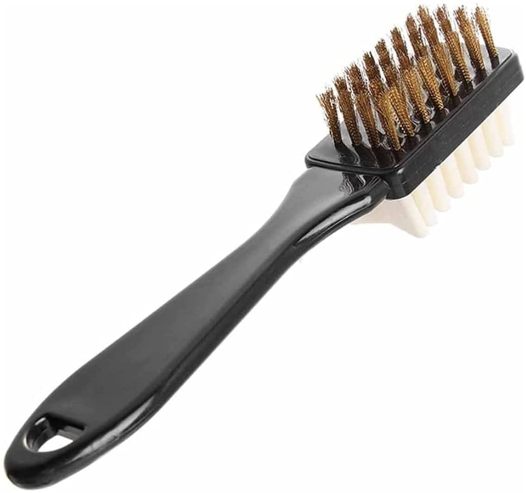 Bürsten-Schuhbürste, 2-seitiges Reinigungsbürsten-Radiergummi-Set, passend for Wildleder-Nubuk-Schuhe, Stahlstiefelreiniger-Schuhbürstenbürsten