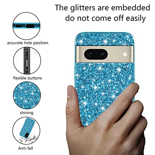 Coque antichoc Google Pixel 8a paillettes, protège contre les chutes