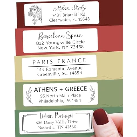 Glitter Owl Personalized Return Address Labels Cover