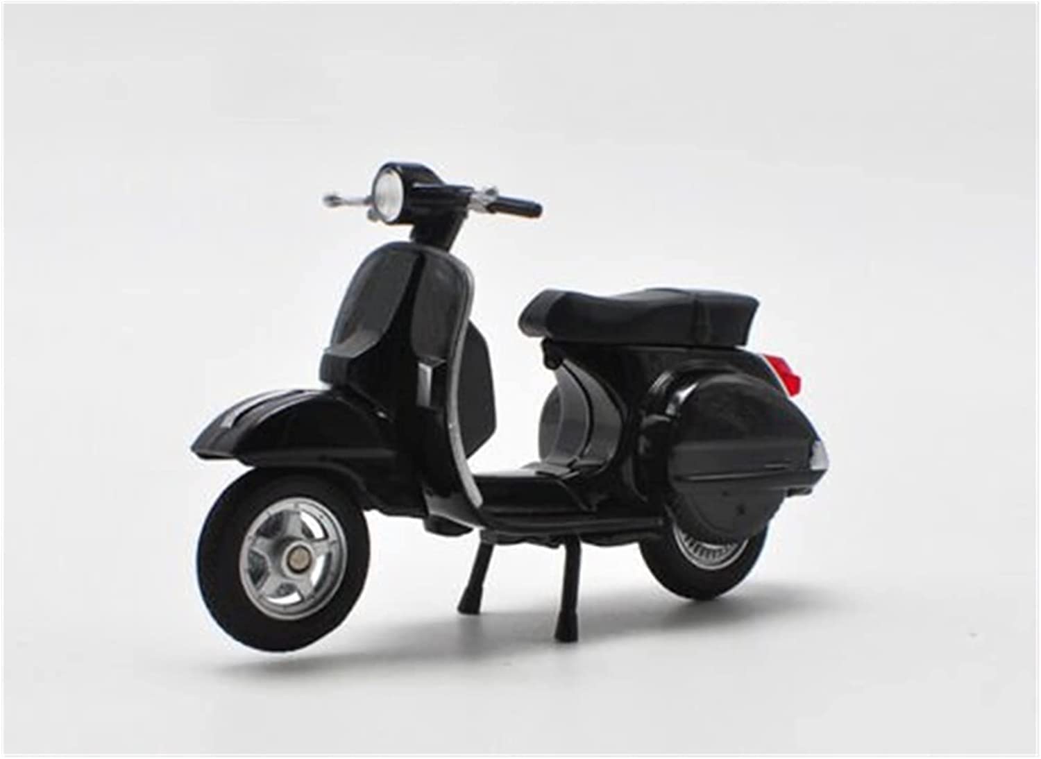 Modello di Moto, Moto Die Casting, Modellino Moto 1:18 Compatibile con Ve-Spa 2016 PX Moto Modellino Giocattoli (Color : Red)(Schwarz)