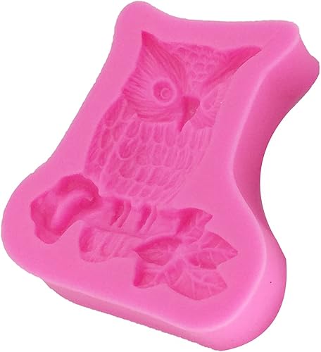 Miniatura 4 de Moldes de silicona reutilizables de grado alimenticio con forma de búho en 3D, antiadherente, decoración de pasteles de chocolate, galletas,