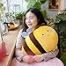 GOOC 20 Inch Plush Bumblebee Stuffed Animal Bumble Bee Hugging Pillow Honey Bee Plushies Throw Pillow Bee Anime Gift for Kids and Lovers in Birthday,Valentine's Day,Christmas...