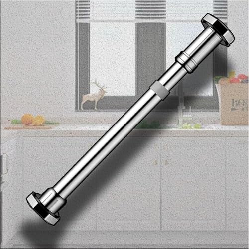 dvkGKLVq Pieds réglables, Supports de lavabo sous Plan sans perçage, Tige de Support en Acier Inoxydable for Pieds de Meubles de Salle de Bain(H 35 50cm/14 20)