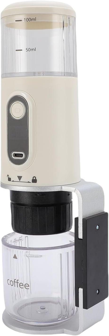 Cafetera Portátil para Cápsulas y Molido con Batería Recargable