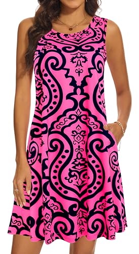Summer casual dress for women with pockets