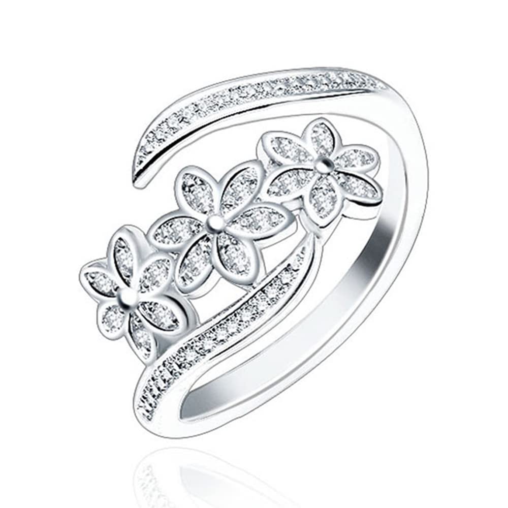NOVICA Anillo Artesanal Hecho A Mano Con Flores