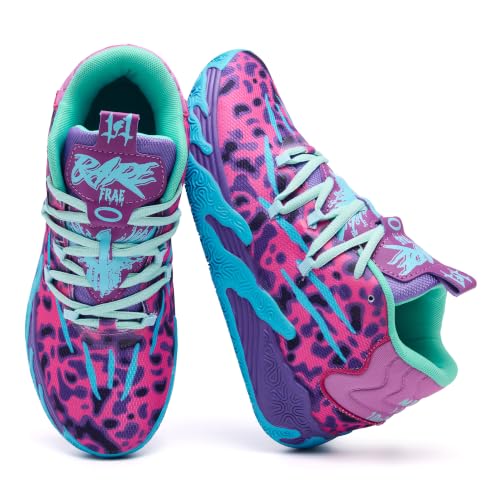 Men's Basketball Running Sneakers Purple Size 7.5