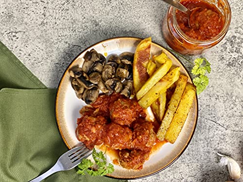 EPRONTO Ambachtelijke gehaktballetjes in tomatensaus - traditionele Italiaanse gehaktballetjes gemaakt met rundvlees en… - Afbeelding 7