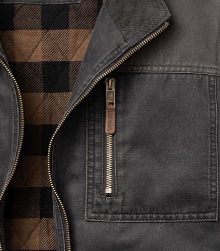 Image of Legendary Whitetails Men's Tough as Buck Vest for Men, Work Flannel Lined Hunting Outerwear, Casual Western Insulated Zip Up