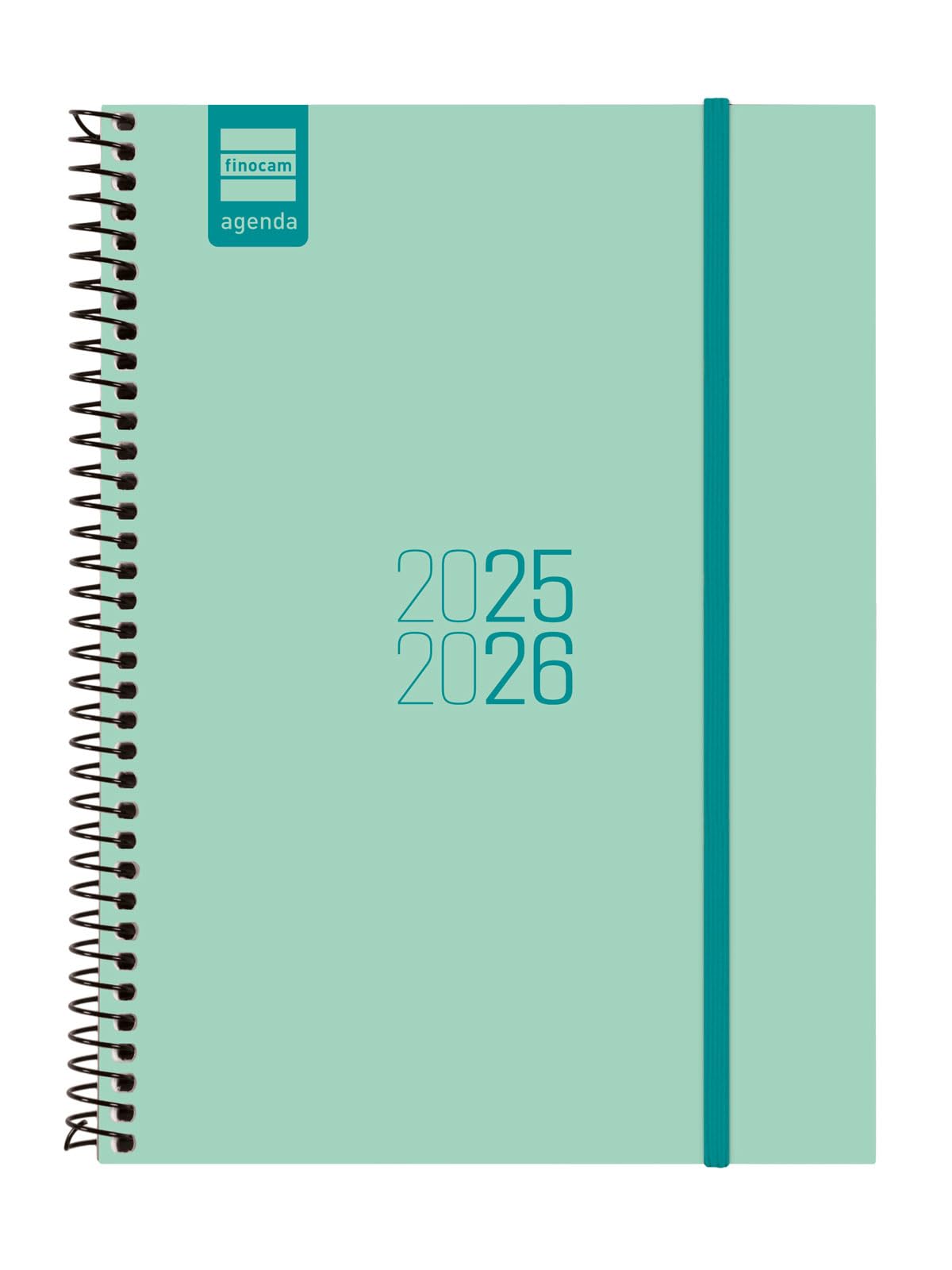 Finocam - Agenda Espir Course 2025 2026 Week Horizontal View September 2025- August 2026 (12 months) Turquoise Catalan