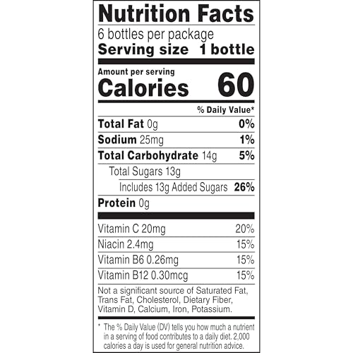Image of V8 Splash Mango Peach Flavored Beverage, 12 oz. (6 pack)