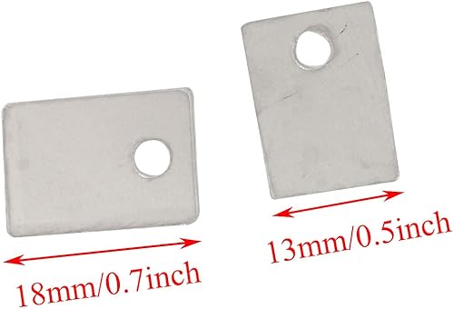 Miniatura 2 de 100pcs TO-220 Natural Transparente Forma Rectángulo Mica Aislador Hoja con Agujero 0.709 inx0.512 inx0.005 in