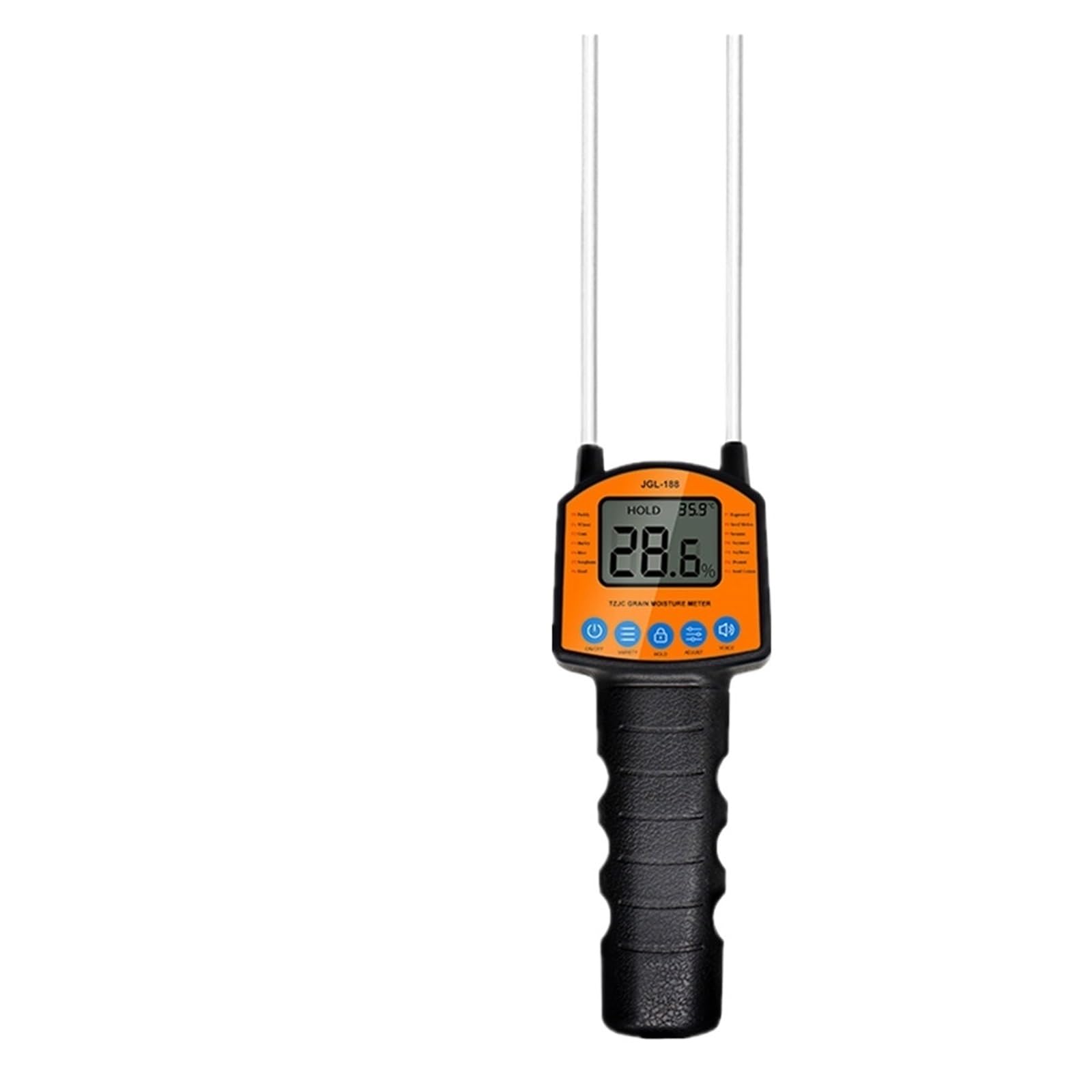 Getreide-Feuchtigkeitsmesser, Reisbohnen-Sorghum-Feuchtigkeitstester, Hygrometer, Feuchtigkeit for Lebensmittel, Saatgut Genau