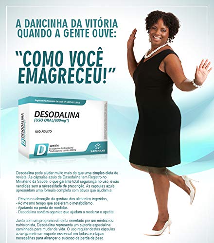 Desodalina 600mg 60 Cápsulas Sanibras