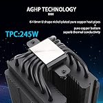 Thermalright Peerless Assassin 120 Black CPU Air Cooler, 6 Heat Pipes,TL-C12B PWM Fan, Aluminium Heatsink Cover, AGHP Technology, for AMD AM4/AM5/Intel LGA 1700/115X/1851/1200/2066/2011 PA120 Black - Image 2