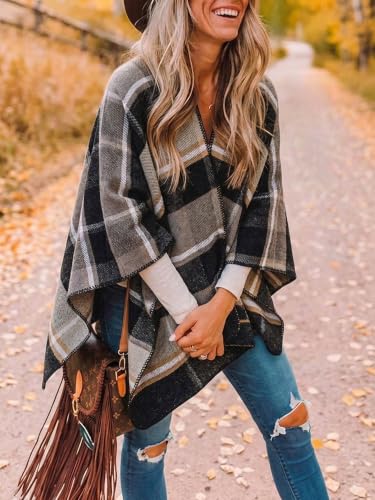 Image of Breezy Lane Shawl Wraps for Women Ponchos Ruana Wraps Cardigan
