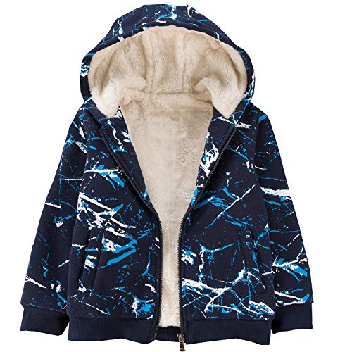 Image of Bumeex Kids Boy's Girl's Sherpa Fleece Lined Jacket 2-14Y(Toddler /Kid)