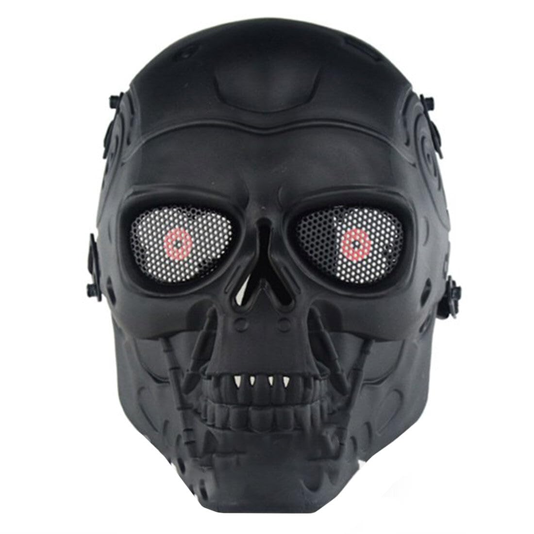 Joytopiaminds Steampunk Full-Face Robotic Thriller Mask, Hand-Painted TPR Role-Play Prop for Halloween, Cosplay & Parties — image 1