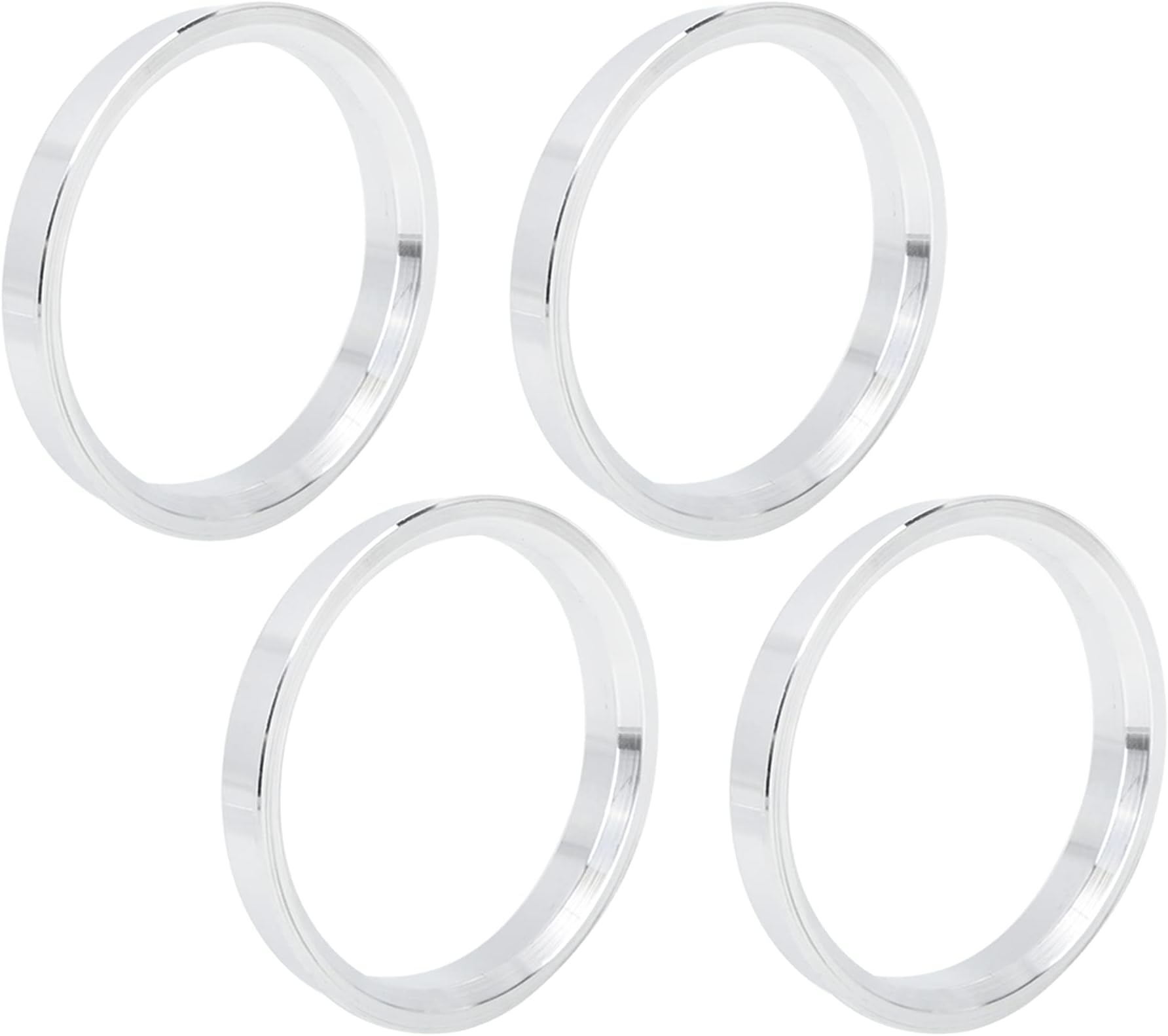 X AUTOHAUX 4pcs 73.1 to 64.1 mm Aluminium Alloy Car Hub Centric Rings