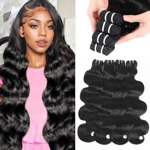 16A Raw Human Hair Bundles,4 Bundles 18 20 22 24