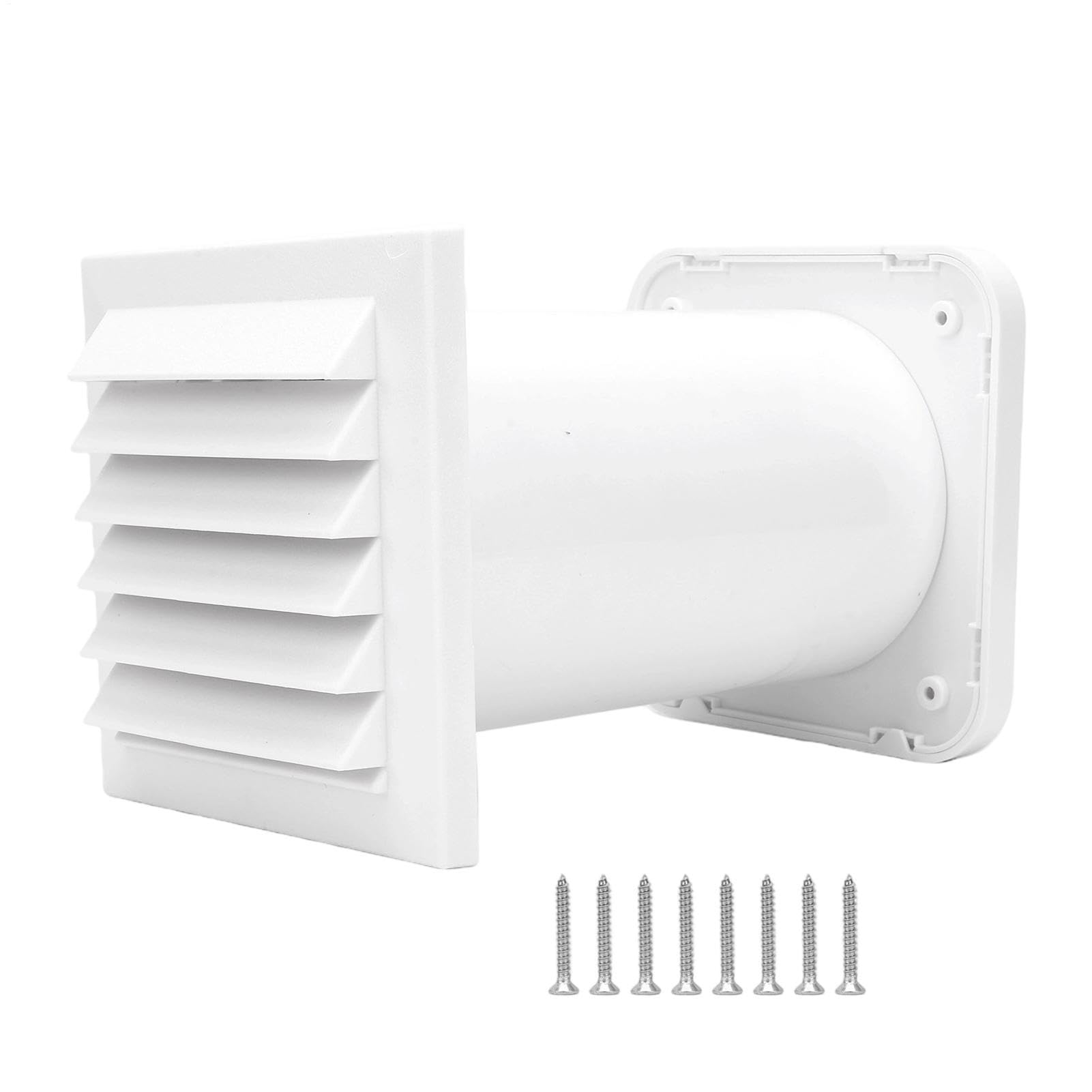 Passive Air Vent Through Wall Exhaust Intake Set