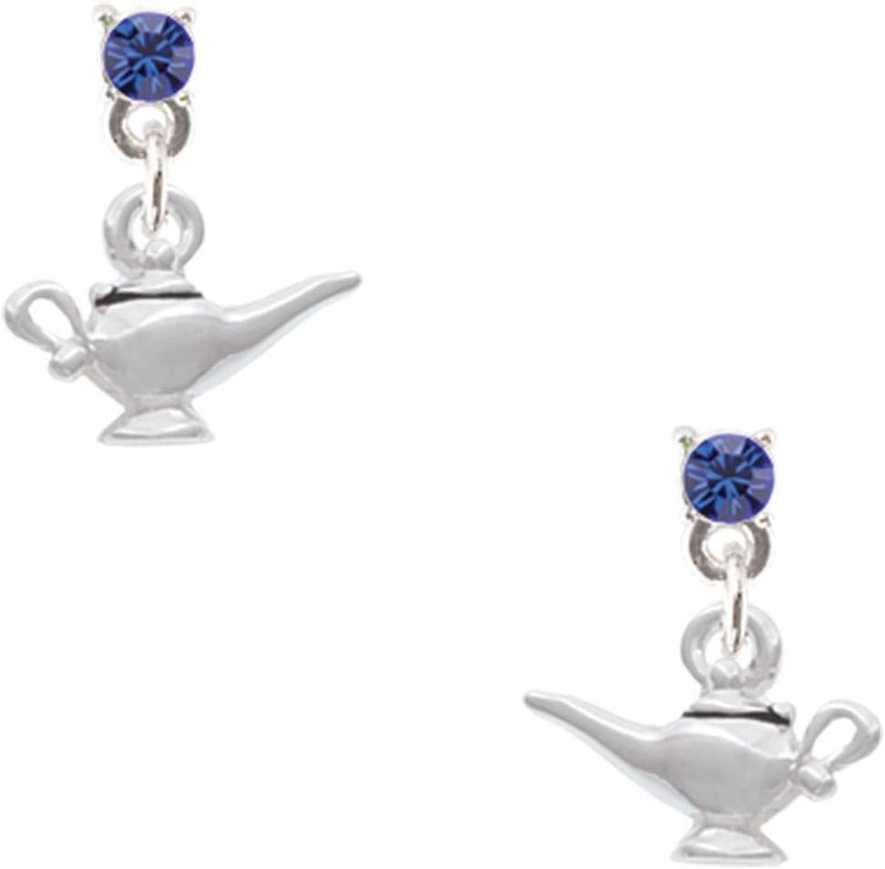 Aladdin's Lamp Crystal Post Earrings