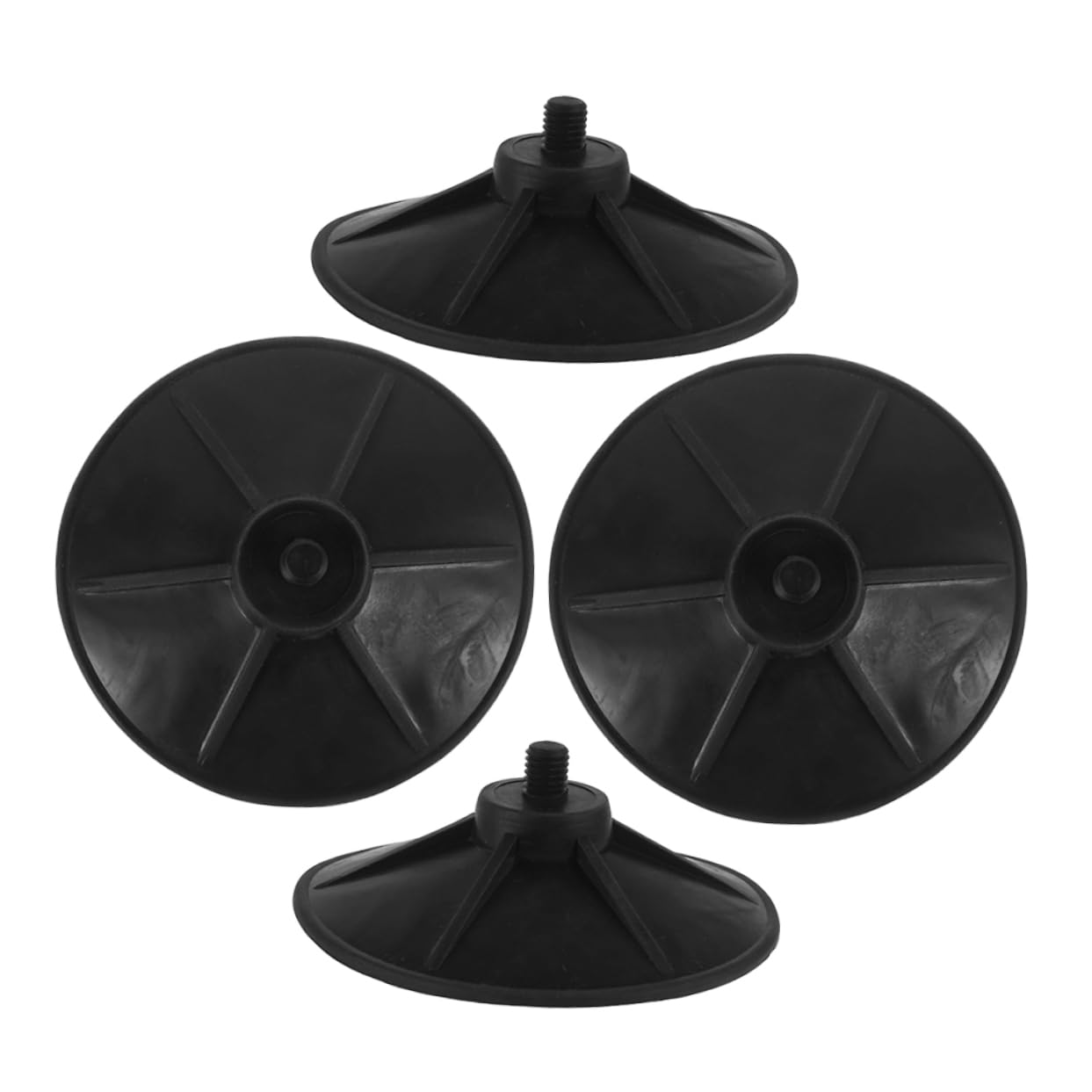JOINPAYA 4pcs Boxing Sandbag Base: Sturdy Suction Cups Freestanding Mount Rubber Tumbler for Boxing Training Home