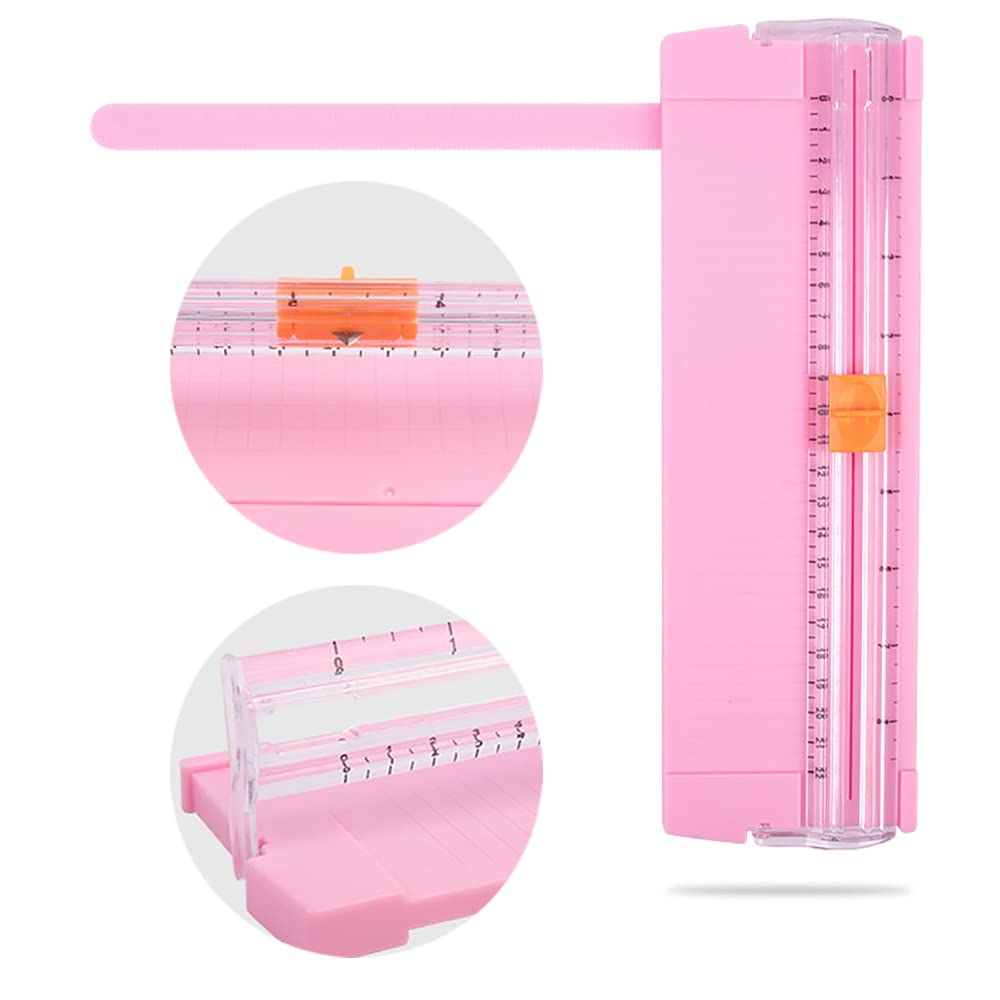 Mini Paper Cutter Portable Cutter Trimmer Paper Trimmer with Security Safeguard for Standard Cutting of A3 A4 A5 Paper Photos Labels Craft Paper Coupon Cardstock - Image 4