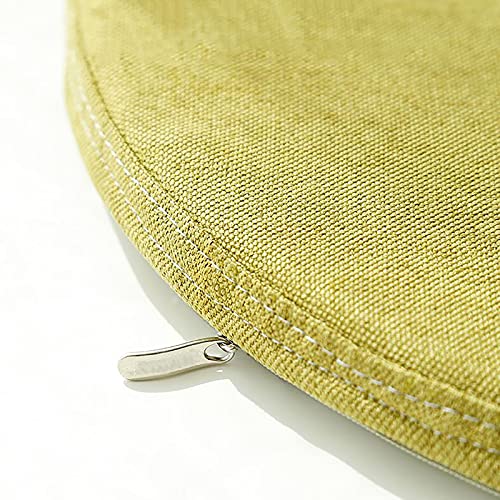 Sazdfy Memory Foam Round Seat Cushion,Breathable Dining Chair Cushions Tatami Floor Food Indoor Outdoor Cushion Premium Comfort Seat Pads-Green Diameter:30Cm(12Inch) #TOP4