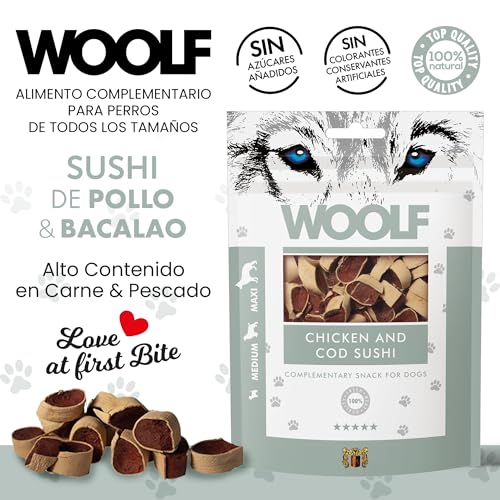 Woolf, Chicken and cod Sushi