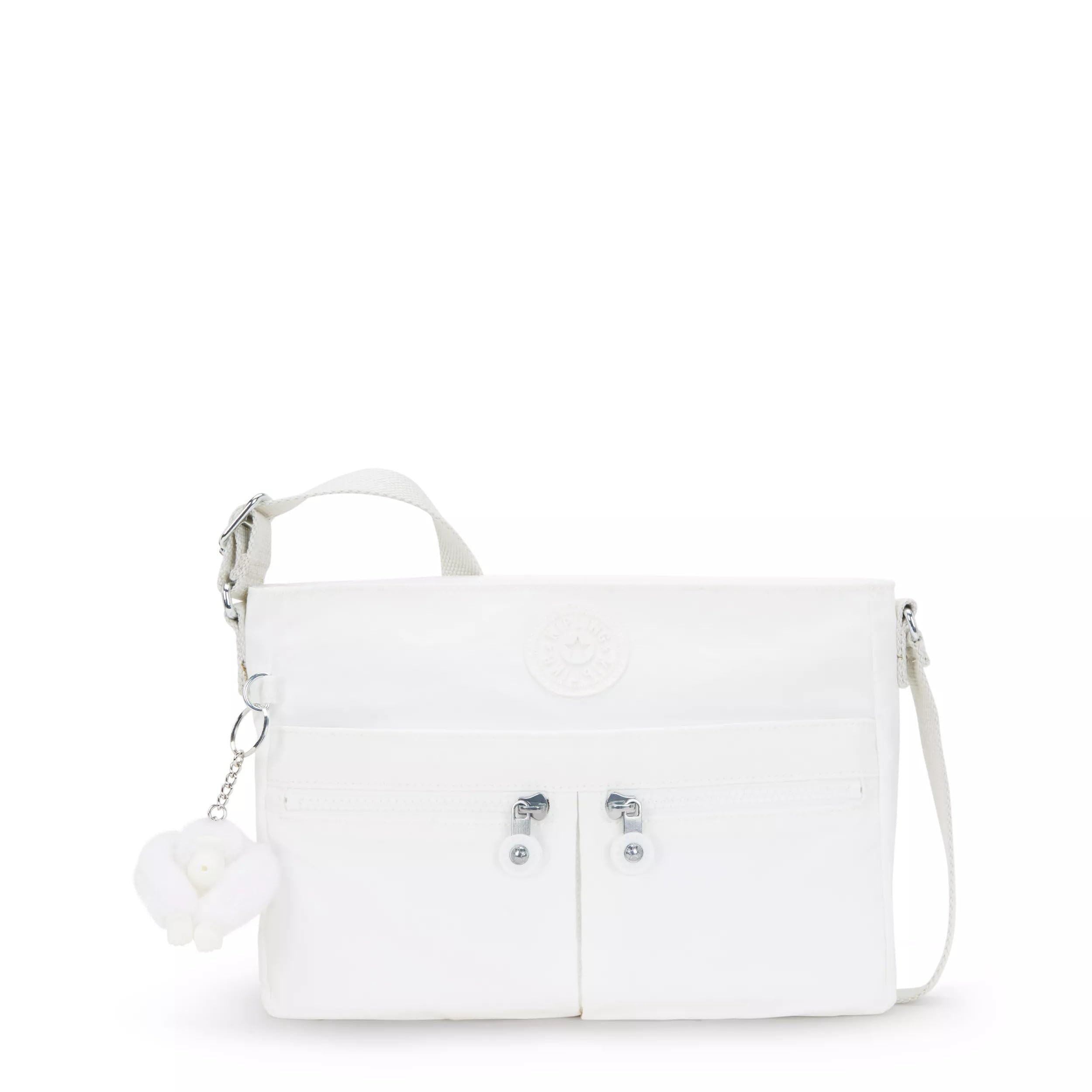 Kipling Damen New Angie Crossbody Taschen, Pure Alabaster, 1.75''L x 2''H x 1.5''D