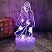 Produktbild Jinlycoo Sasuke Bros Itachi Nachtlicht 3D Optische Täuschung LED Tischlampe für Kinder Baby Junge Schlafzimmer Dekor Stimmungslicht Urlaub Weihnachten Geburtstag Licht Geschenk Spielzeug für Teenager