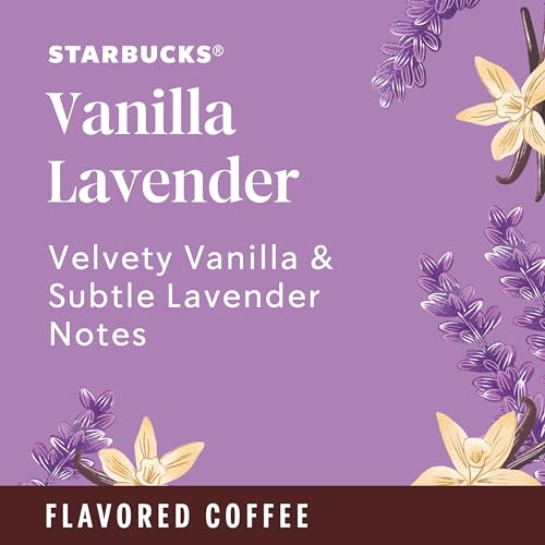 Starbucks K-Cup Coffee Pods, Vanilla Lavender Flavored, 10 Count | 100% Arabica K-Cup pods for Keurig brewers; natural vanilla and lavender flavor; 1 box, 10 pods - image 4