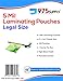 975 Supply 5 Mil Clear Legal Size Thermal Laminating Pouches, 9 X 14.5 inches, 100 Pouches