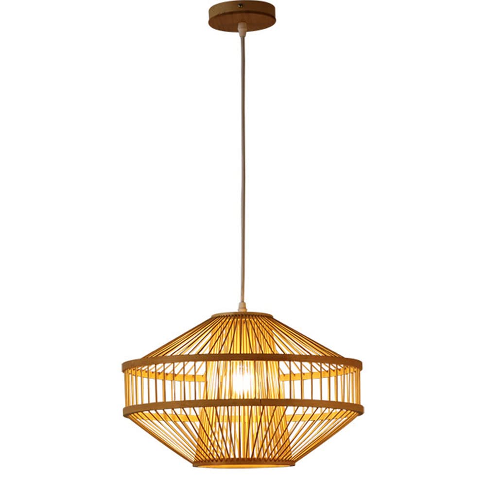 Luminaire décoratif d'intérieur en bambou style japonais pour bar