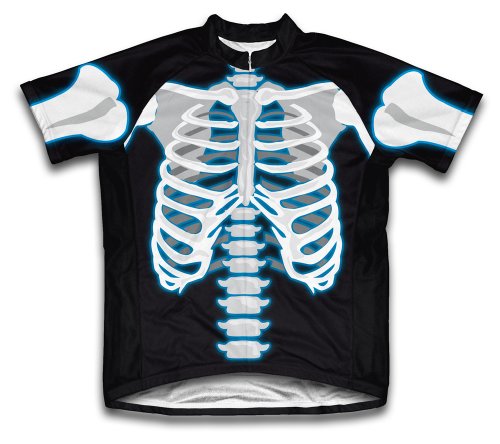 ScudoPro X Ray Short Sleeve Cycling Jersey for Youth - Size S Black