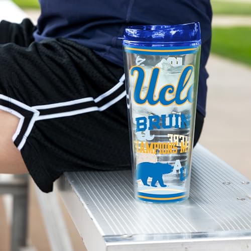 Image of Rico Industries NCAA College Double Wall Mayhem 16oz Or 20oz Tritan Tumbler W Lid