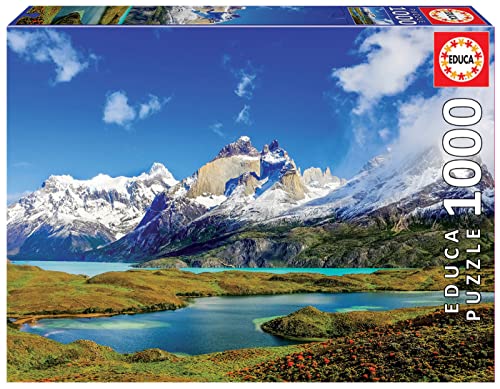 ¡Descubre la Belleza de Torres Paine, Patagonia! Puzzle de 1000 Piezas para Adultos