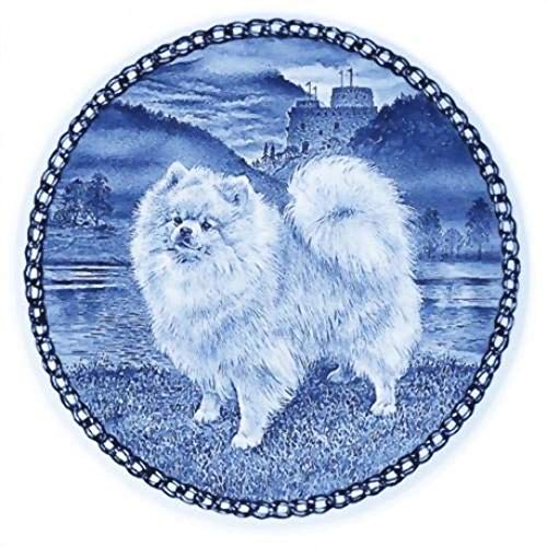 German Spitz Dog Porcelain Plate For all Dog Lovers Size 7.61 inches