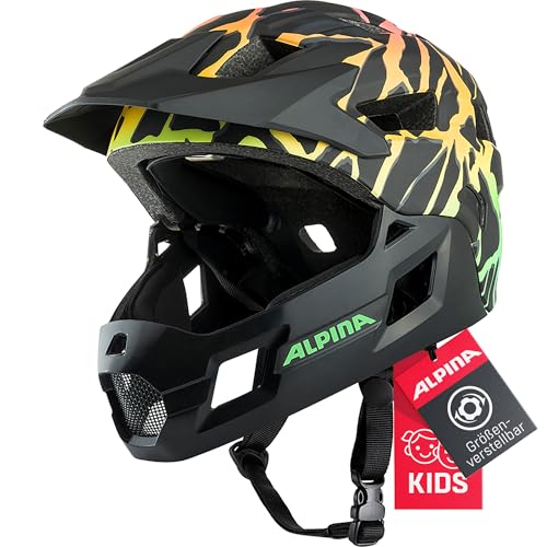 Alpina Rupi - Leichter und Sicherer Fullface-Helm für Kinder und...