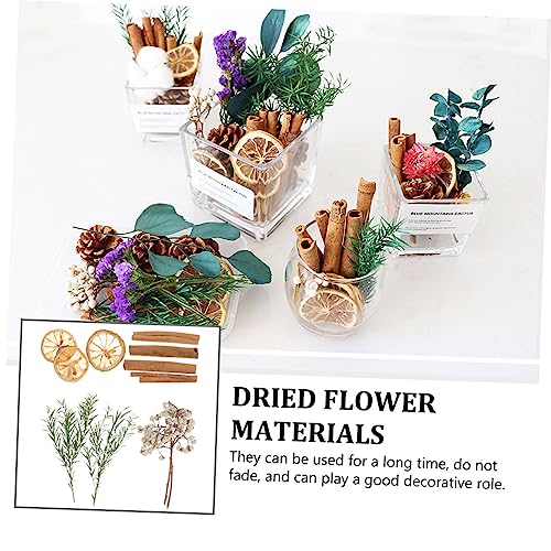 Material de flores secas artesanales para manualidades miniatura 3
