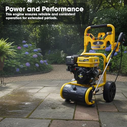 RocwooD 3400 PSI Petrol Pressure Washer