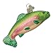 Old World Christmas Ornaments: Rainbow Trout Glass Blown Ornaments for Christmas Tree
