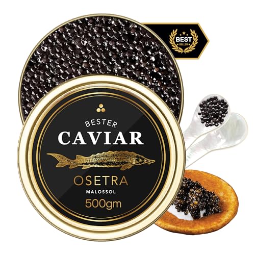 BESTER CAVIAR Premium Osetra Sturgeon Caviar – Traditionally Harvested Malossol